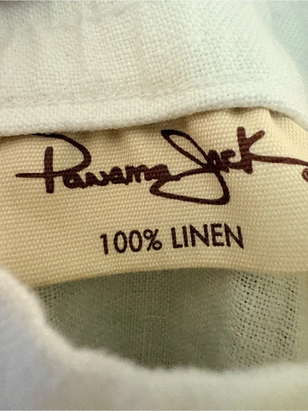 Panama Jack White Linen Drawstring Chinos